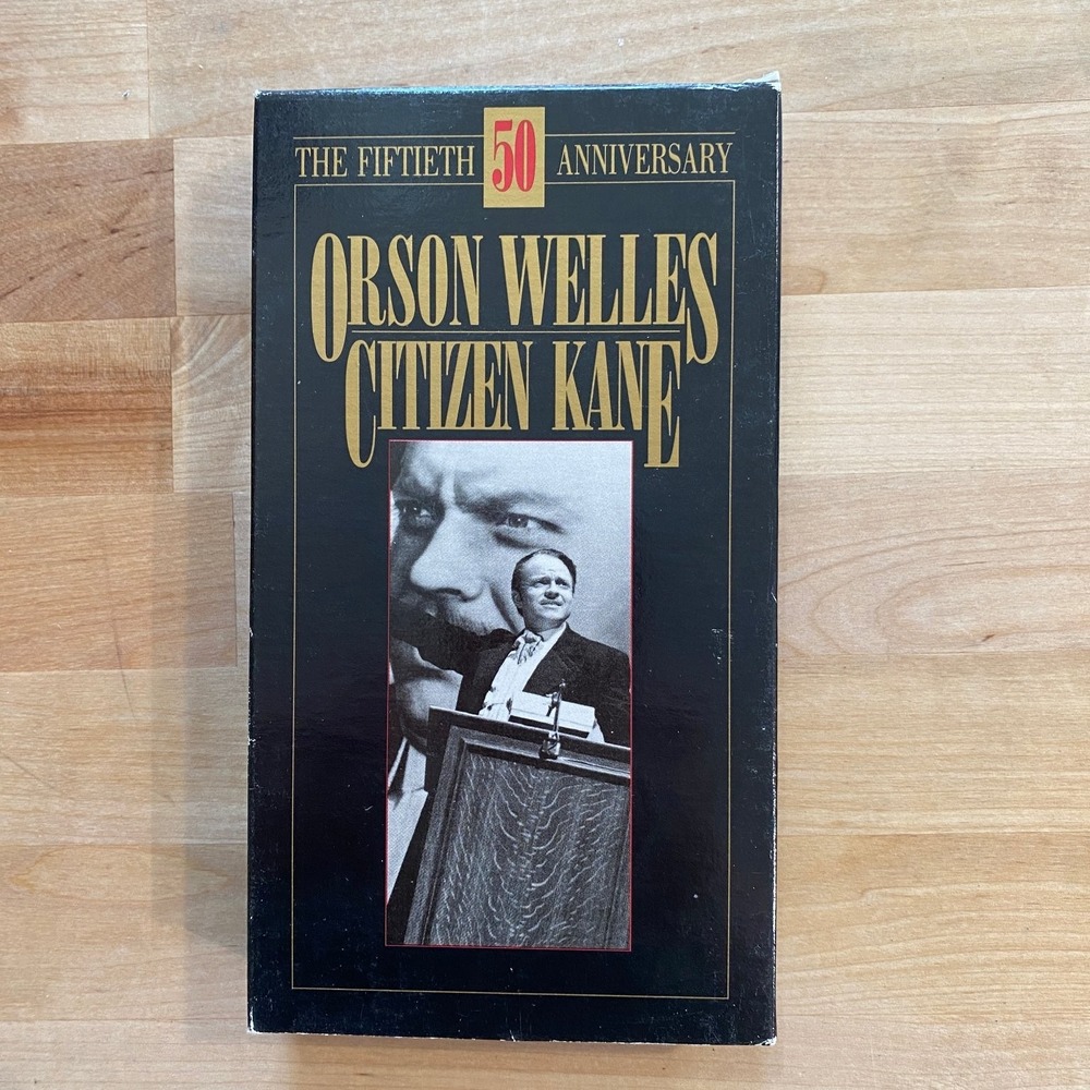 Citizen‎ Kane VHS 1991 Drama 50th Anniversary Turner Home Entertainment